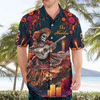 Mexican La Catrina Skeletons Dancing Hawaiian Shirt Dia de Los Muertos Verion 1 - Wonder Print Shop