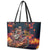 Mexican La Catrina Skeletons Dancing Leather Tote Bag Dia de Los Muertos Verion 1 - Wonder Print Shop