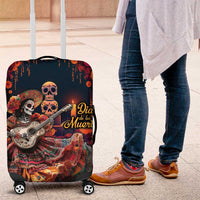 Mexican La Catrina Skeletons Dancing Luggage Cover Dia de Los Muertos Verion 1 - Wonder Print Shop