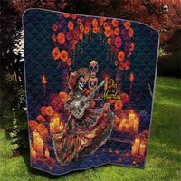 Mexican La Catrina Skeletons Dancing Quilt Dia de Los Muertos Verion 1 - Wonder Print Shop