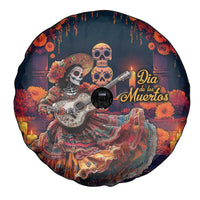 Mexican La Catrina Skeletons Dancing Spare Tire Cover Dia de Los Muertos Verion 1 - Wonder Print Shop