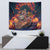 Mexican La Catrina Skeletons Dancing Tapestry Dia de Los Muertos Verion 1 - Wonder Print Shop