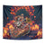 Mexican La Catrina Skeletons Dancing Tapestry Dia de Los Muertos Verion 1 - Wonder Print Shop