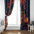Mexican La Catrina Skeletons Dancing Window Curtain Dia de Los Muertos Verion 1 - Wonder Print Shop