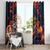 Mexican La Catrina Skeletons Dancing Window Curtain Dia de Los Muertos Verion 1 - Wonder Print Shop