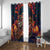 Mexican La Catrina Skeletons Dancing Window Curtain Dia de Los Muertos Verion 1 - Wonder Print Shop