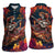 Mexican La Catrina Skeletons Dancing Women Sleeveless Polo Shirt Dia de Los Muertos Verion 1 - Wonder Print Shop