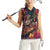Mexican La Catrina Skeletons Dancing Women Sleeveless Polo Shirt Dia de Los Muertos Verion 1 - Wonder Print Shop