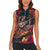 Mexican La Catrina Skeletons Dancing Women Sleeveless Polo Shirt Dia de Los Muertos Verion 1 - Wonder Print Shop