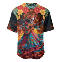 Mexican La Catrina Skeletons Dancing Baseball Jersey Dia de Los Muertos Verion 2 LT9 - Wonder Print Shop