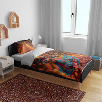 Mexican La Catrina Skeletons Dancing Bedding Set Dia de Los Muertos Verion 2 LT9 - Wonder Print Shop