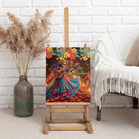 Mexican La Catrina Skeletons Dancing Canvas Wall Art Dia de Los Muertos Verion 2 LT9 - Wonder Print Shop
