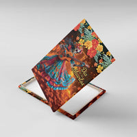 Mexican La Catrina Skeletons Dancing Canvas Wall Art Dia de Los Muertos Verion 2 LT9 - Wonder Print Shop