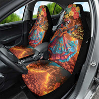 Mexican La Catrina Skeletons Dancing Car Seat Cover Dia de Los Muertos Verion 2 LT9 - Wonder Print Shop