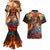 Mexican La Catrina Skeletons Dancing Couples Matching Mermaid Dress and Hawaiian Shirt Dia de Los Muertos Verion 2 LT9 - Wonder Print Shop