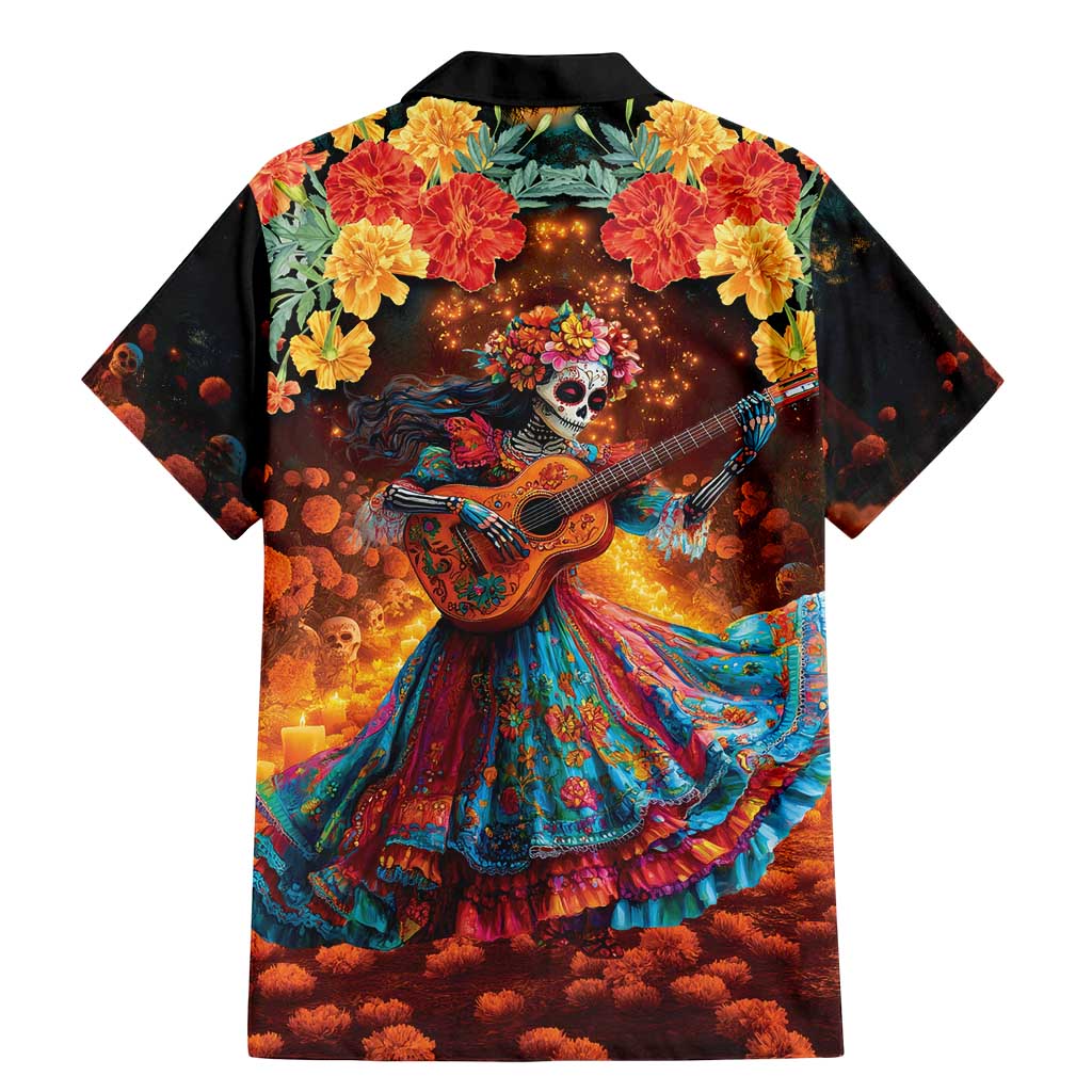 Mexican La Catrina Skeletons Dancing Family Matching Mermaid Dress and Hawaiian Shirt Dia de Los Muertos Verion 2 LT9 - Wonder Print Shop