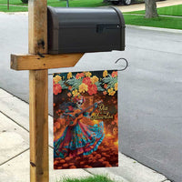 Mexican La Catrina Skeletons Dancing Garden Flag Dia de Los Muertos Verion 2 - Wonder Print Shop
