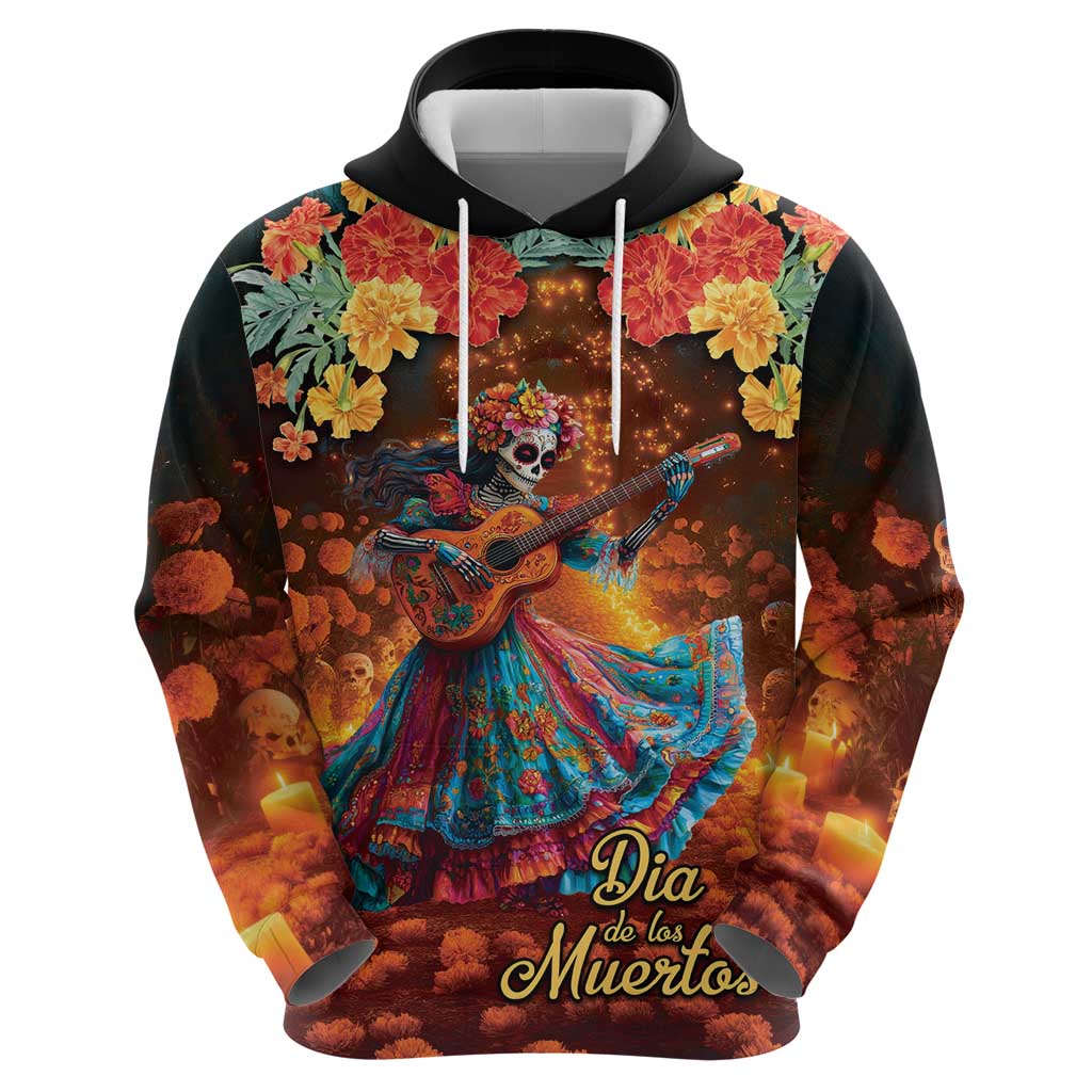 Mexican La Catrina Skeletons Dancing Hoodie Dia de Los Muertos Verion 2 - Wonder Print Shop
