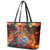 Mexican La Catrina Skeletons Dancing Leather Tote Bag Dia de Los Muertos Verion 2 - Wonder Print Shop