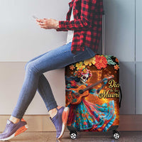 Mexican La Catrina Skeletons Dancing Luggage Cover Dia de Los Muertos Verion 2 - Wonder Print Shop