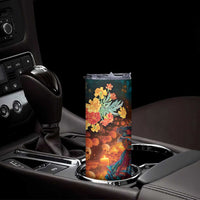 Mexican La Catrina Skeletons Dancing Skinny Tumbler Dia de Los Muertos Verion 2 - Wonder Print Shop