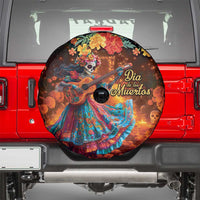 Mexican La Catrina Skeletons Dancing Spare Tire Cover Dia de Los Muertos Verion 2 - Wonder Print Shop
