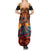 Mexican La Catrina Skeletons Dancing Summer Maxi Dress Dia de Los Muertos Verion 2 - Wonder Print Shop