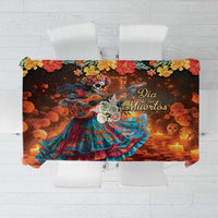 Mexican La Catrina Skeletons Dancing Tablecloth Dia de Los Muertos Verion 2 - Wonder Print Shop