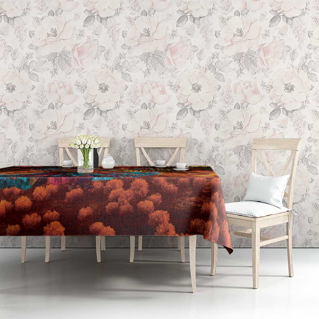 Mexican La Catrina Skeletons Dancing Tablecloth Dia de Los Muertos Verion 2 - Wonder Print Shop