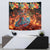 Mexican La Catrina Skeletons Dancing Tapestry Dia de Los Muertos Verion 2 - Wonder Print Shop