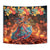 Mexican La Catrina Skeletons Dancing Tapestry Dia de Los Muertos Verion 2 - Wonder Print Shop