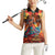 Mexican La Catrina Skeletons Dancing Women Sleeveless Polo Shirt Dia de Los Muertos Verion 2 - Wonder Print Shop