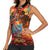 Mexican La Catrina Skeletons Dancing Women Sleeveless Polo Shirt Dia de Los Muertos Verion 2 - Wonder Print Shop