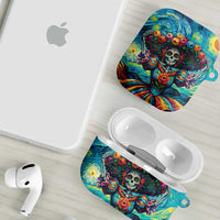 Día de los Muertos AirPods Case A Swirl of Colors and Souls - Wonder Print Shop