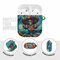 Día de los Muertos AirPods Case A Swirl of Colors and Souls - Wonder Print Shop