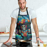 Día de los Muertos Apron A Swirl of Colors and Souls - Wonder Print Shop