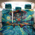 Día de los Muertos Back Car Seat Cover A Swirl of Colors and Souls - Wonder Print Shop
