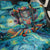 Día de los Muertos Back Car Seat Cover A Swirl of Colors and Souls - Wonder Print Shop