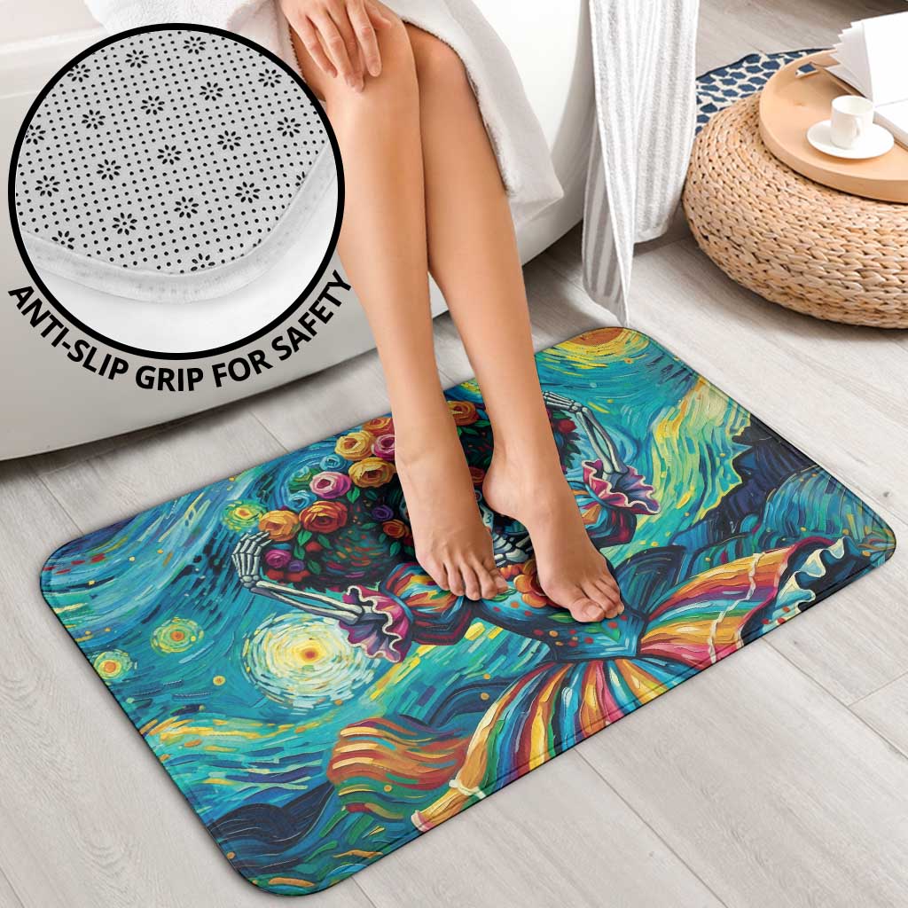 Día de los Muertos Bathroom Set A Swirl of Colors and Souls - Wonder Print Shop