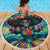 Día de los Muertos Beach Blanket A Swirl of Colors and Souls - Wonder Print Shop