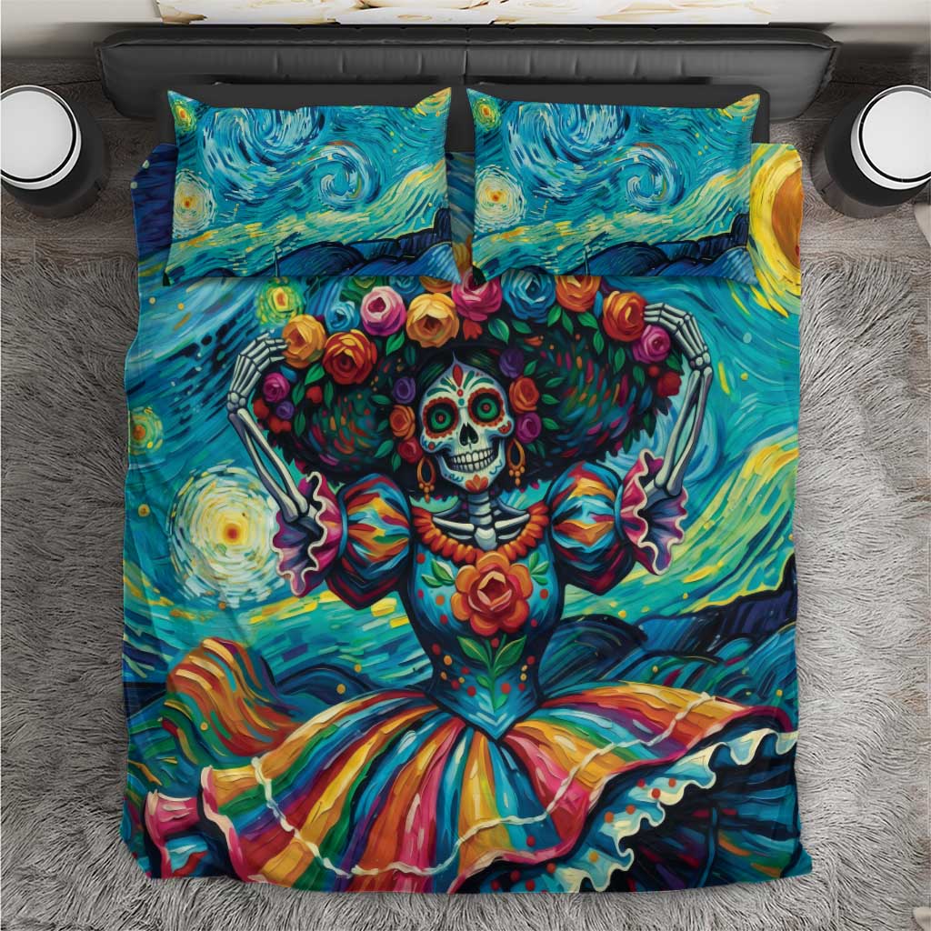 Día de los Muertos Bedding Set A Swirl of Colors and Souls - Wonder Print Shop