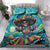 Día de los Muertos Bedding Set A Swirl of Colors and Souls - Wonder Print Shop