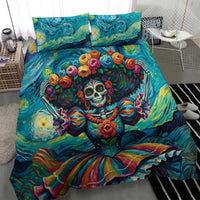 Día de los Muertos Bedding Set A Swirl of Colors and Souls - Wonder Print Shop