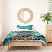Día de los Muertos Bedding Set A Swirl of Colors and Souls - Wonder Print Shop