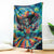 Día de los Muertos Blanket A Swirl of Colors and Souls - Wonder Print Shop
