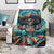 Día de los Muertos Blanket A Swirl of Colors and Souls - Wonder Print Shop