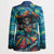 Día de los Muertos Blazer A Swirl of Colors and Souls - Wonder Print Shop