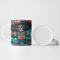 Día de los Muertos Ceramic Mug A Swirl of Colors and Souls - Wonder Print Shop