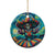 Día de los Muertos Ceramic Ornament A Swirl of Colors and Souls - Wonder Print Shop