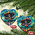 Día de los Muertos Ceramic Ornament A Swirl of Colors and Souls - Wonder Print Shop